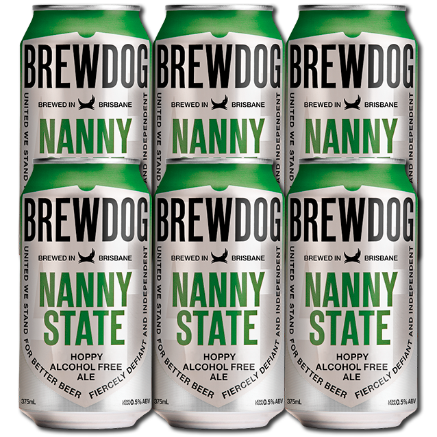 Brewdog - Nanny State - Alkoholfri Hoppy Ale (6-Pack)