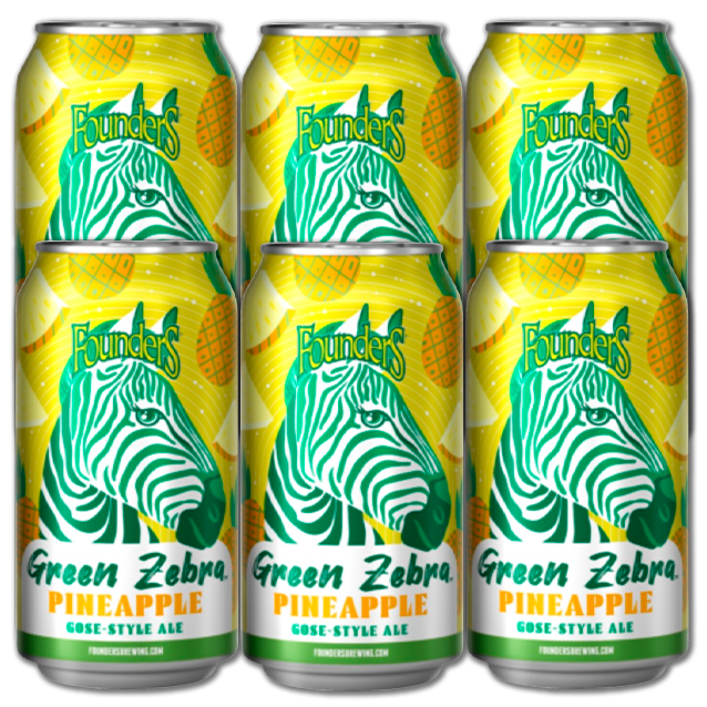 Founders  - Green Zebra: Pineapple - 4,6% Pineapple Gose