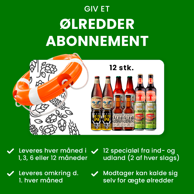 Giv et Ølredder Abonnement (1/3/6/12 mdr.)